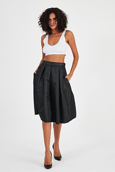 ALEXANDERGARDI ALEXANDERGARDY PLEATED SKIRT WITH SIDE POCKET(B24-701402)