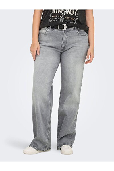 Only Carmakoma Jeans mit weitem Bein CARJUICY Hohe Taille Weiter Beinschnitt ...