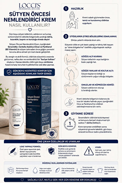 loccis Pre-Bra Moisturizing Cream 100 ml