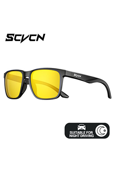 Choice5 نظارات قيادة ليلية مستقطبة S235-02 SCVCN بعدسات صفراء مضادة للوهج للص...