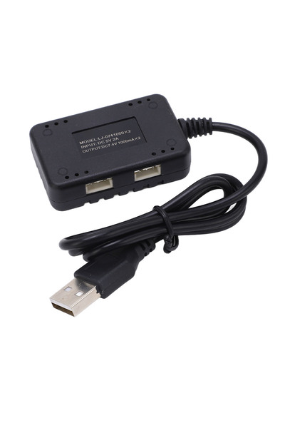 Choice black New 2 in 1 7.4V LiPo Battery Balance Plastic USB with Indicator ...