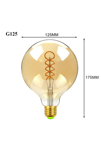 Choice 4W-6W 220V Yes G125 LED Edison Filament Bulbs Golden Art Lights ST64 G...