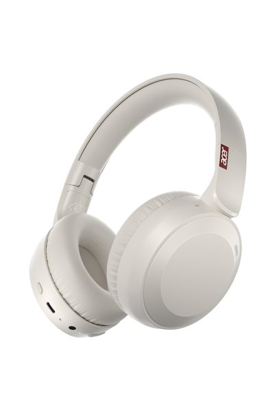 Choice1 Beige Acer OHR205 Wireless Headphones Bluetooth 6.0 Earphones Foldabl...