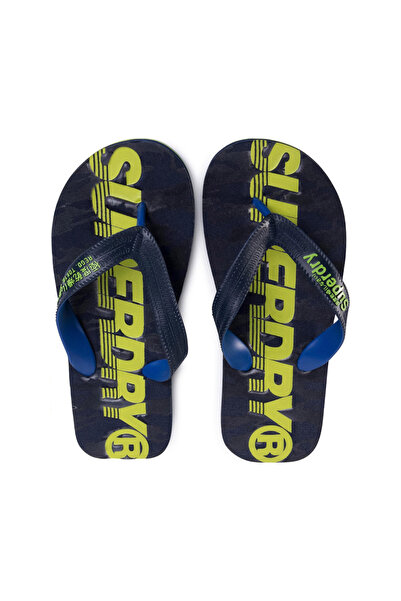 SUPERDRY Σαγιονάρα Καμουφλάζ Σκούμπα MF310003A-ADQ Μπλε