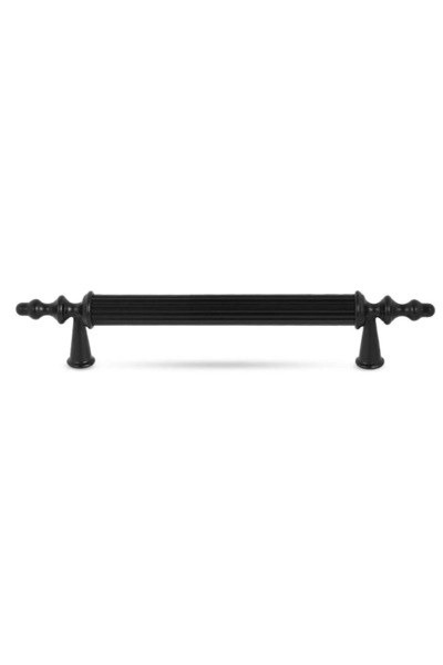 NUBLADO (Hard Plastic) Zeus 128 mm Black Furniture Drawer Kitchen Cabinet Cupboard Handle Handle Handles 10 Pcs.