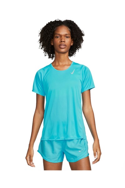 Nike W NK DF RACE TOP SS DD5927-416 Τυρκουάζ