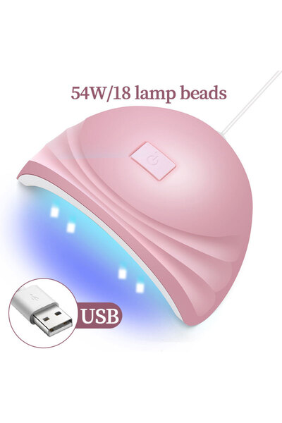 choice2 USB Plug Pink-1 54W Nail Dryer Lamp UV Light For Nails Eyes Protectio...