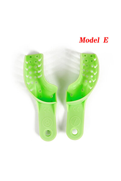 Choice4 Model E Dental Impression Trays Holder Disposable Plastic Denture Tra...