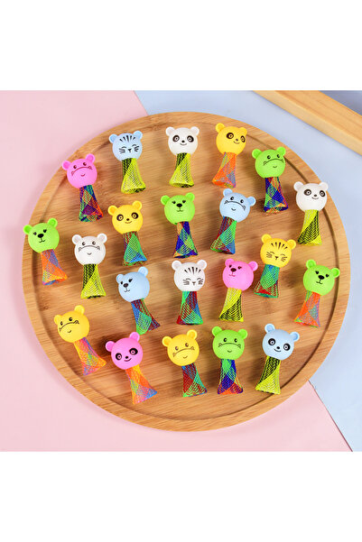 Choice1 20pcs 10/20Pcs Cartoon Animal Jumping Doll Toys Kids Birthday Party F...