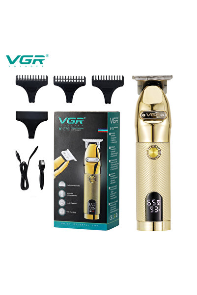 Choice ماكينة حلاقة الشعر الكهربائية الاحترافية VGR 275 USB، مزودة بشاشة LCD،...