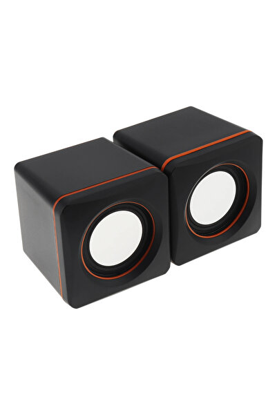 Choice Black 101Z USB 2.0 Mini Portable Speakers Computer Soundbox with 3.5mm...