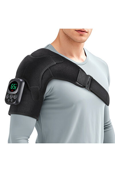 Choice black Electric Shoulder Brace for Men & Women, Shoulder Heated Pad Sup...