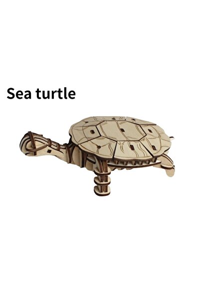 Choice4 Turtle Marine Life Series 3D Wooden Puzzle Educational Toys Puzzles f...