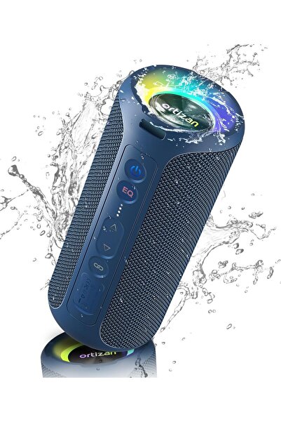 Choice Blue Ortizan X8 Pro, Waterproof Portable Bluetooth Speaker, RGB Lights...
