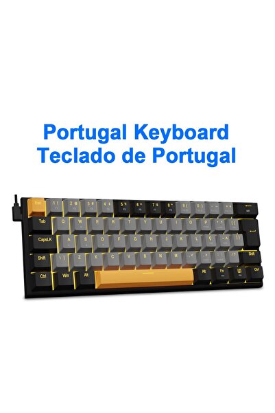 Choice Red axis Z11-GB-PT E-YOOSO Z11 USB Mechanical Gaming Wired Keyboard Re...
