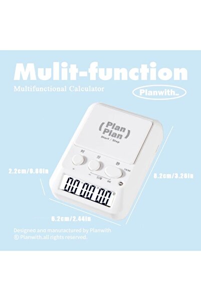 Choice1 White 1PC Multi Functional Timer Kitchen Baking Reminder Time Managem...