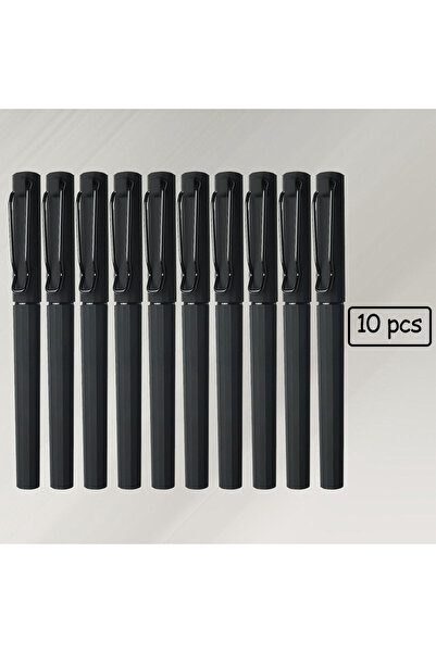 Choice black 10pcs WQN-2/5/10PCS Simple Black Gel Pens, Smooth Writing, Comfo...