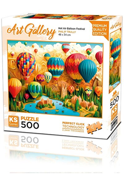 Ks Games Puzzle 500 Pieces Hot Air Balloon Festival 20086