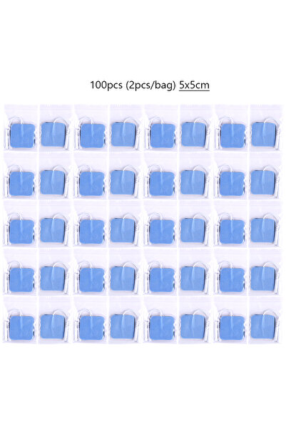 Choice Blue 100pcs 5x5cm 5*5cm Fabric Self Adhesive Replacement Patch Non-wov...