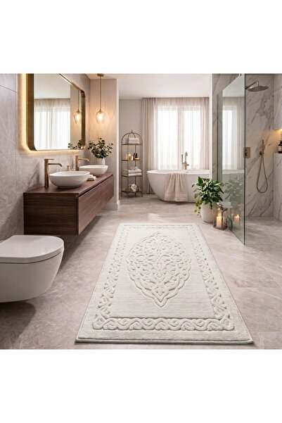 HOMEMOME 80*120 Cotton Bedspread Cream