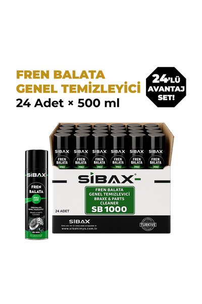 Sibax Sb1000 Fren Balata & Genel Temizleyici Sprey 500 ml