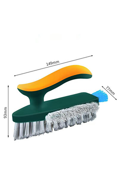 Choice1 green Multifunction Tile and Grout Cleaning Brush Corner Scrubber Tub...