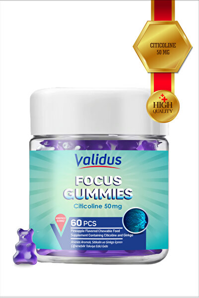 Validus Focus (SİTİKOLİN) 60 Gummies