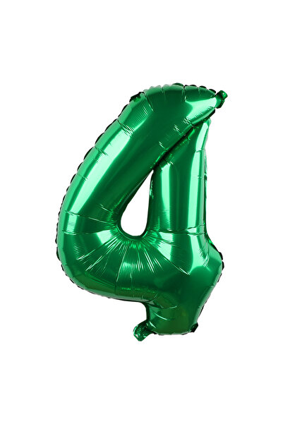 Choice NUMBER 32inch 32Green-4 1pcs 32inch Large Dark Green Number Balloons S...