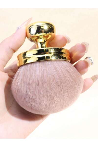Choice A 1pc Extra Large Loose Powder Makeup Brush, Portable Soft Multifuncti...
