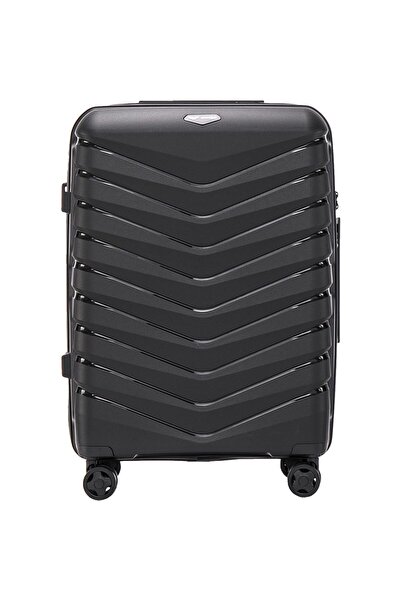WINGS BRAND Valiză din polipropilenă PHOENIX Medium Wings 24 " NEGRU