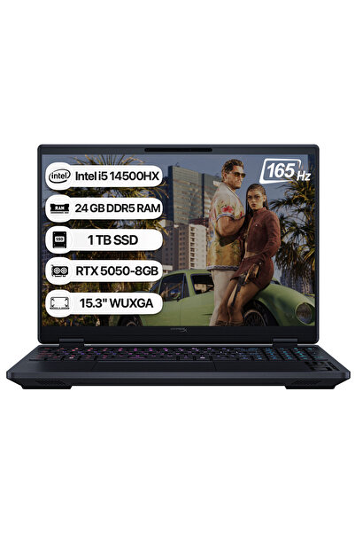 HP HyperX OMEN 15 D2QD2EA Intel Core i5 14450HX 24GB 1TB SSD RTX5050-8GB Free...