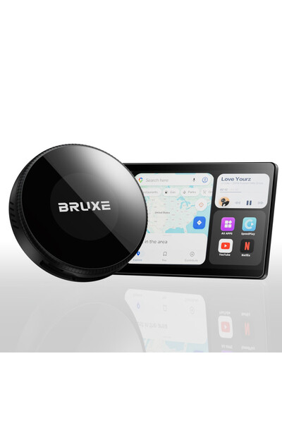 BRUXE R8 Ultra 5G AI Box,Android 15,12+256GB SM6350 Kablosuz,Kablolu Carplay Tüm Araçlarla ve BMW,BYD Uyumlu BRX BU896