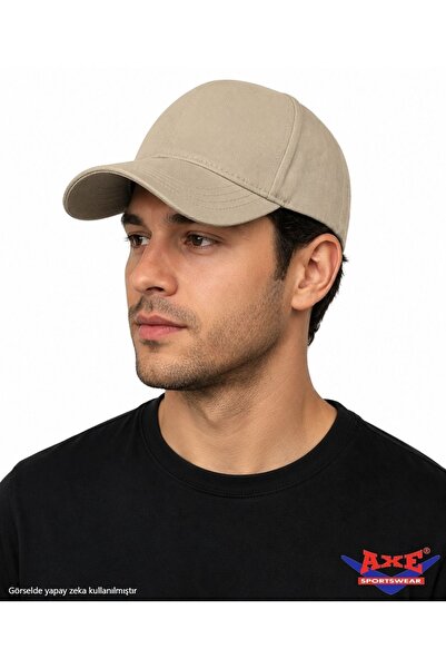 AXE SPORTSWEAR Baseball Sports Casual Basic Cap Hat with Adjustable Velcro on...