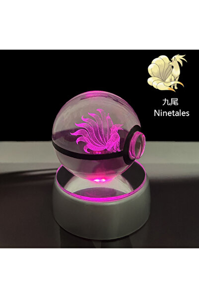 Choice31 Ninetales Pokemon Crystal Ball Pikachu Gengar Eevee Mewtwo Lacario A...