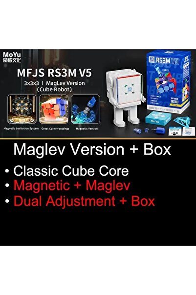 Choice1 Maglev Box MoYu RS3M V5 3X3 Magnetic Magic Speed Cube Professional Fi...