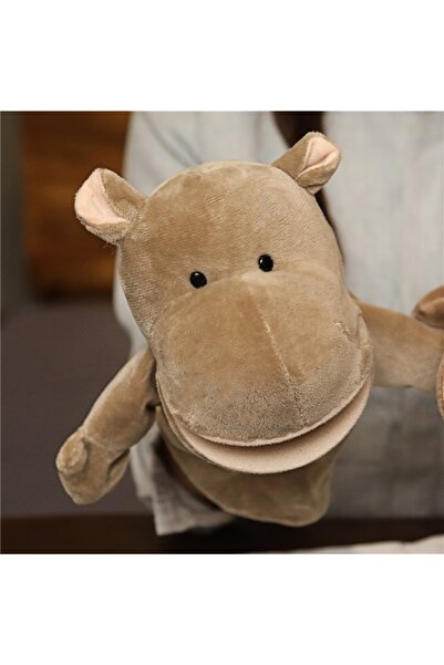 Choice 27cm Hippopotami Hand Finger Puppets Cartoon Plush Toy Party Supply Fa...