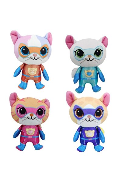 Choice 18cm 4pcs per set 18cm Super Kitties Plush Doll Super Kitties Team Ani...