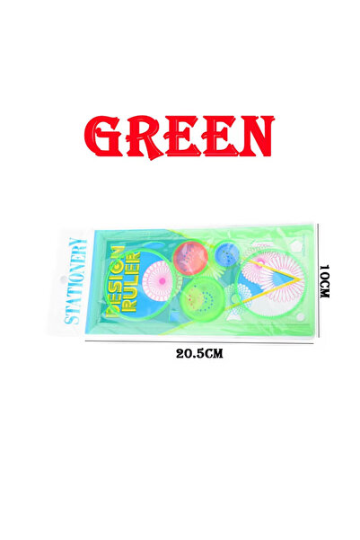 choice2 green Geometry Spirograph Drawing Kit - Flower Stencil Templates Art ...