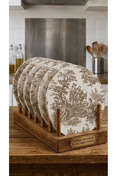 shopshop ss Set de prezentare pentru masă din 6 piese, 33x33, din MDF, cu mat...