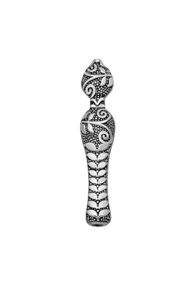 Inure Jewelry Silver Ivy Patterned Prayer Beads Imamesi