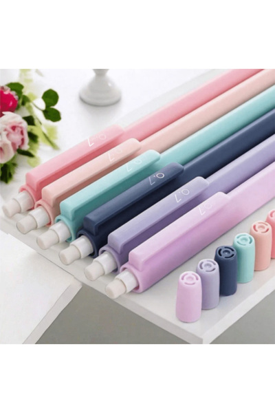 Choice1 6pcs 0.7mm Cute Pastel Mechanical Pencil Set, 0.5mm & 0.7mm Dual Size...