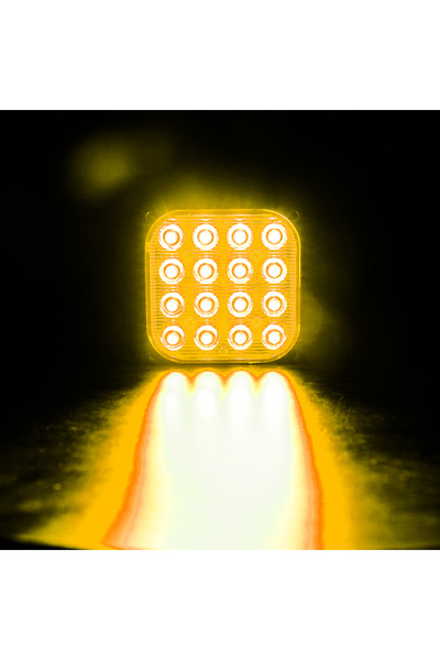 choice2 YELLOW Ultra-Thin Flashing Side Lights for Trucks Trailers Trailers T...