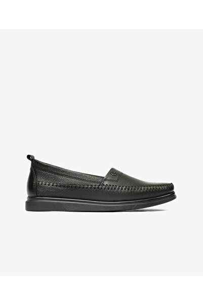 Greyder 33660 Zn Leather Comfort Casual Women's Shoes Black