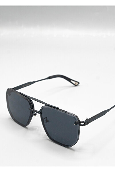 Eyemood Unisex Pilot Güneş Gözlüğü Siyah Çerçeve Füme Cam Bilboa C3