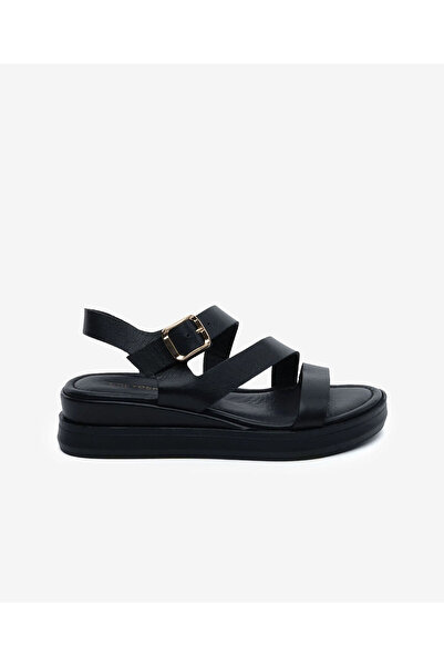 Greyder Kadın Siyah Hakiki Deri Sandalet 6Y2CS59265