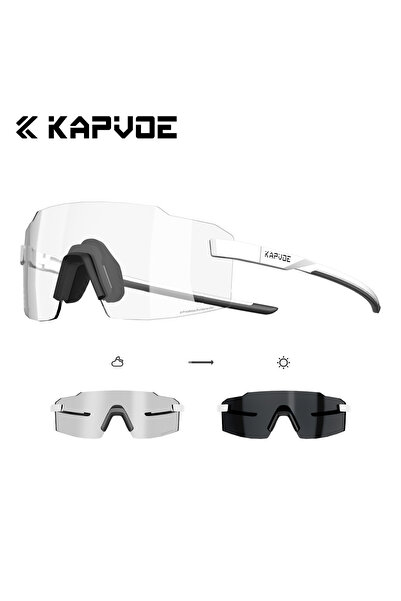 KAPVOE Photochromic-03 Photochromic Runnning Sunglasses Light-Weight Cycling ...