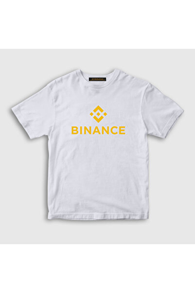 Presmono Unisex dečji beli logo V2 Binance Bitcoin T-shirt 324898tt