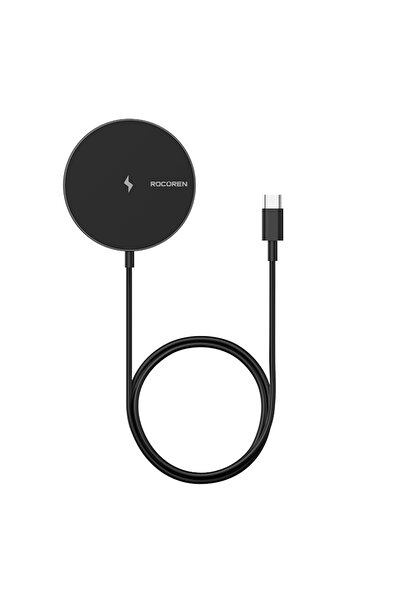 Choice Black Rocoren 15W Magnetic Qi Wireless Chargers Fast Charging for iPho...