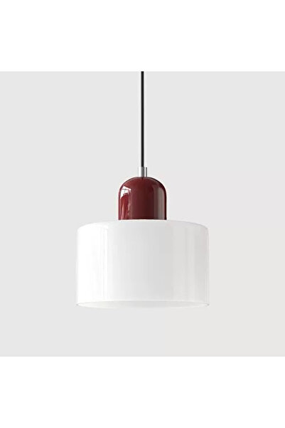 Choice Warm White White on Wine red Nordic Modern Glass Bedroom Bedside Long ...