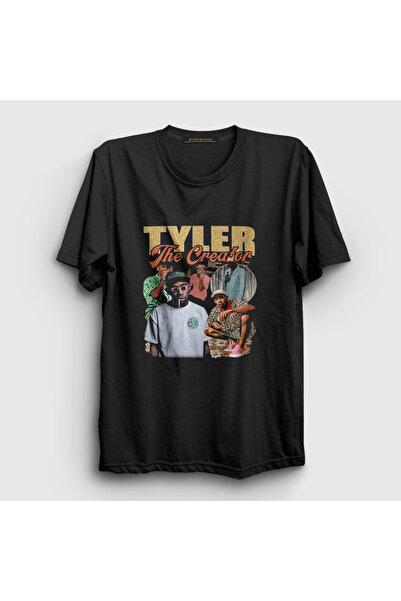 Presmono Unisex Μαύρη Μπλούζα με Σχέδιο Tyler The Creator 492697tt